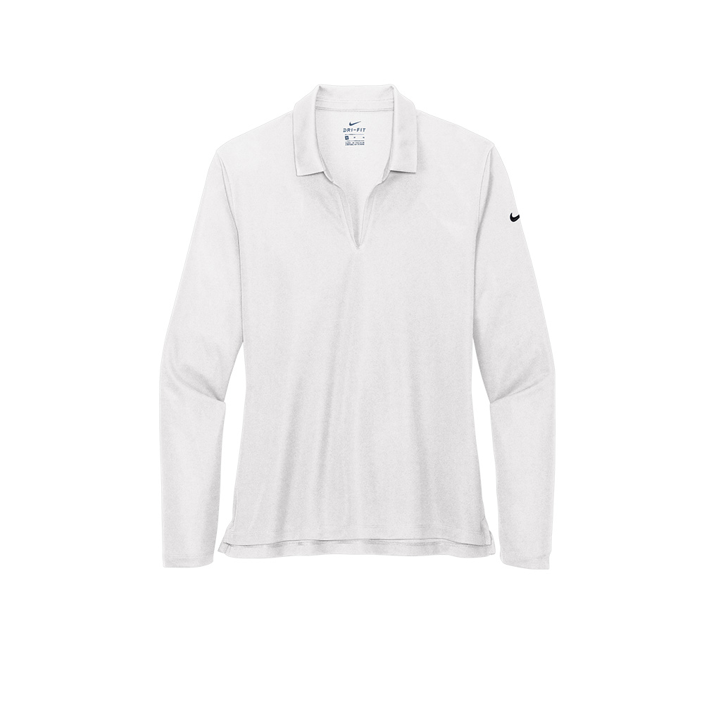 Nike Women's Dri-FIT Micro Pique 2.0 Long Sleeve Polo NKDC2105 - Image 3