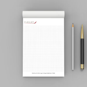 Flexjet Grid Notepad – (70# Uncoated Offset)