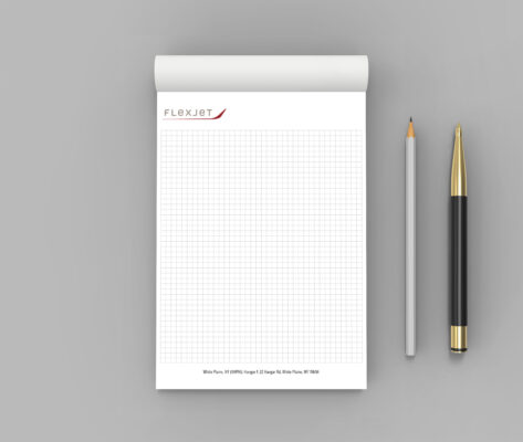 Flexjet Grid Notepad – (70# Uncoated Offset)